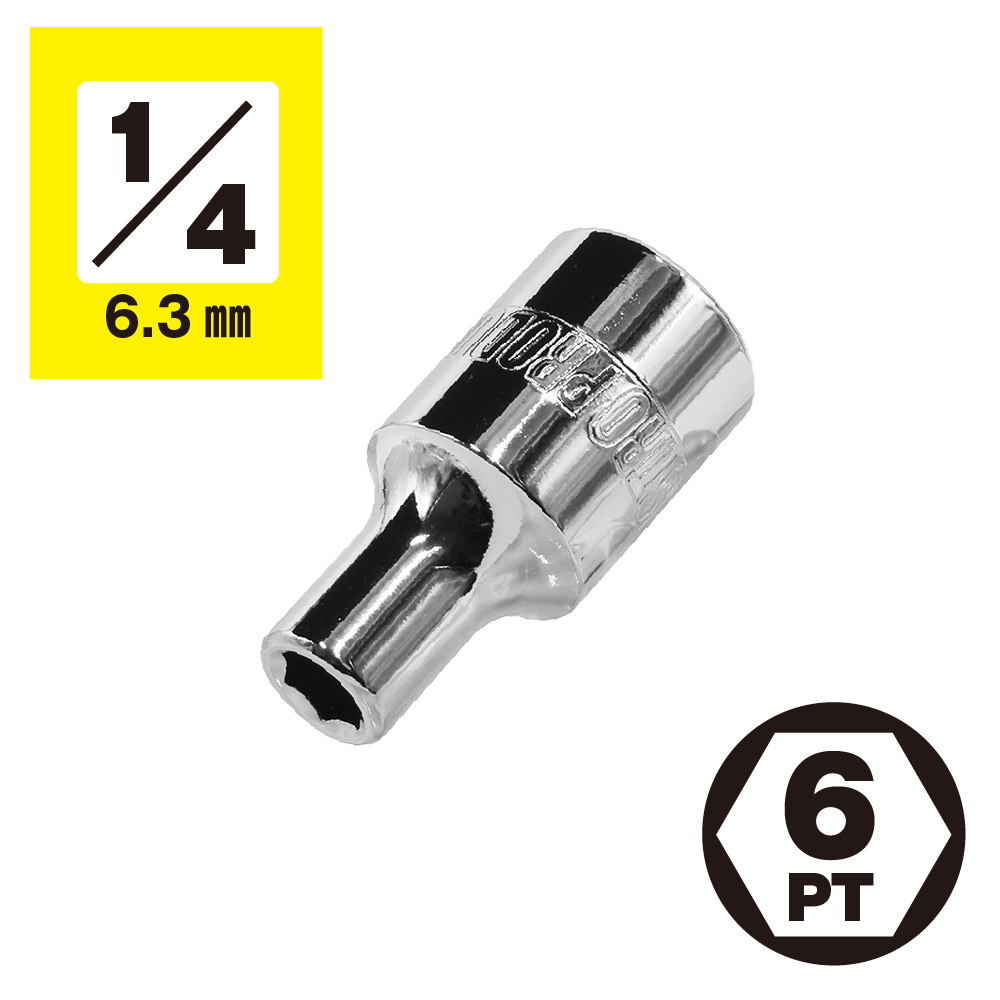 1/4DR ソケット 4～14mm