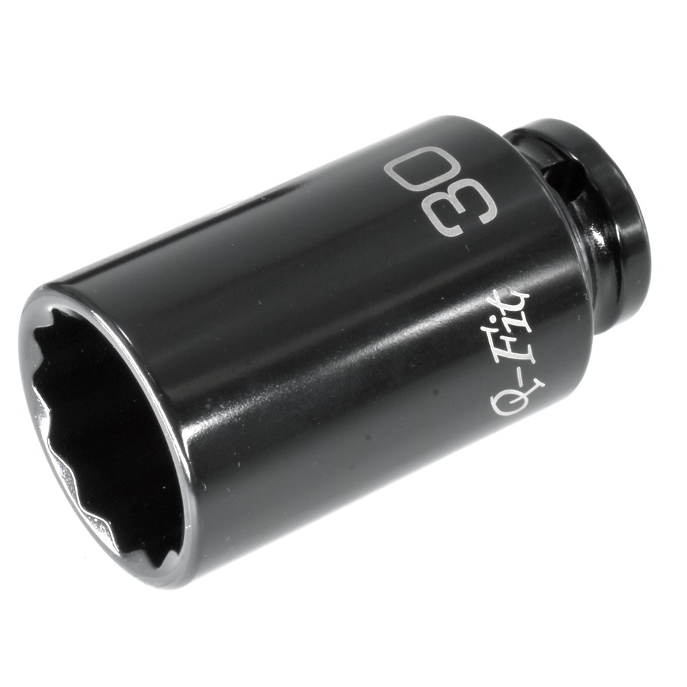 Q-Fit 1/2DR 30mm インパクトディープソケット 12角