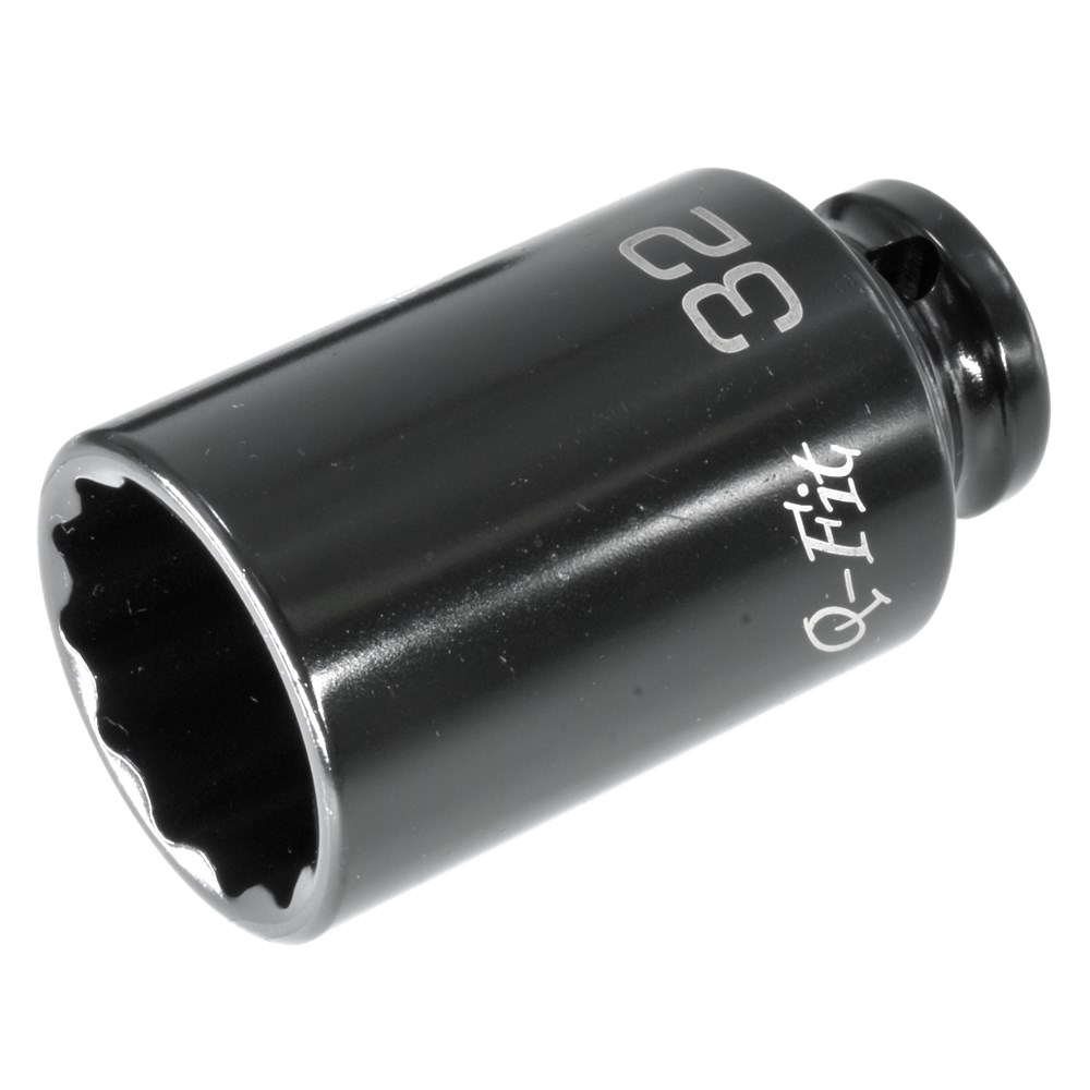Q-Fit 1/2DR 32mm インパクトディープソケット 12角