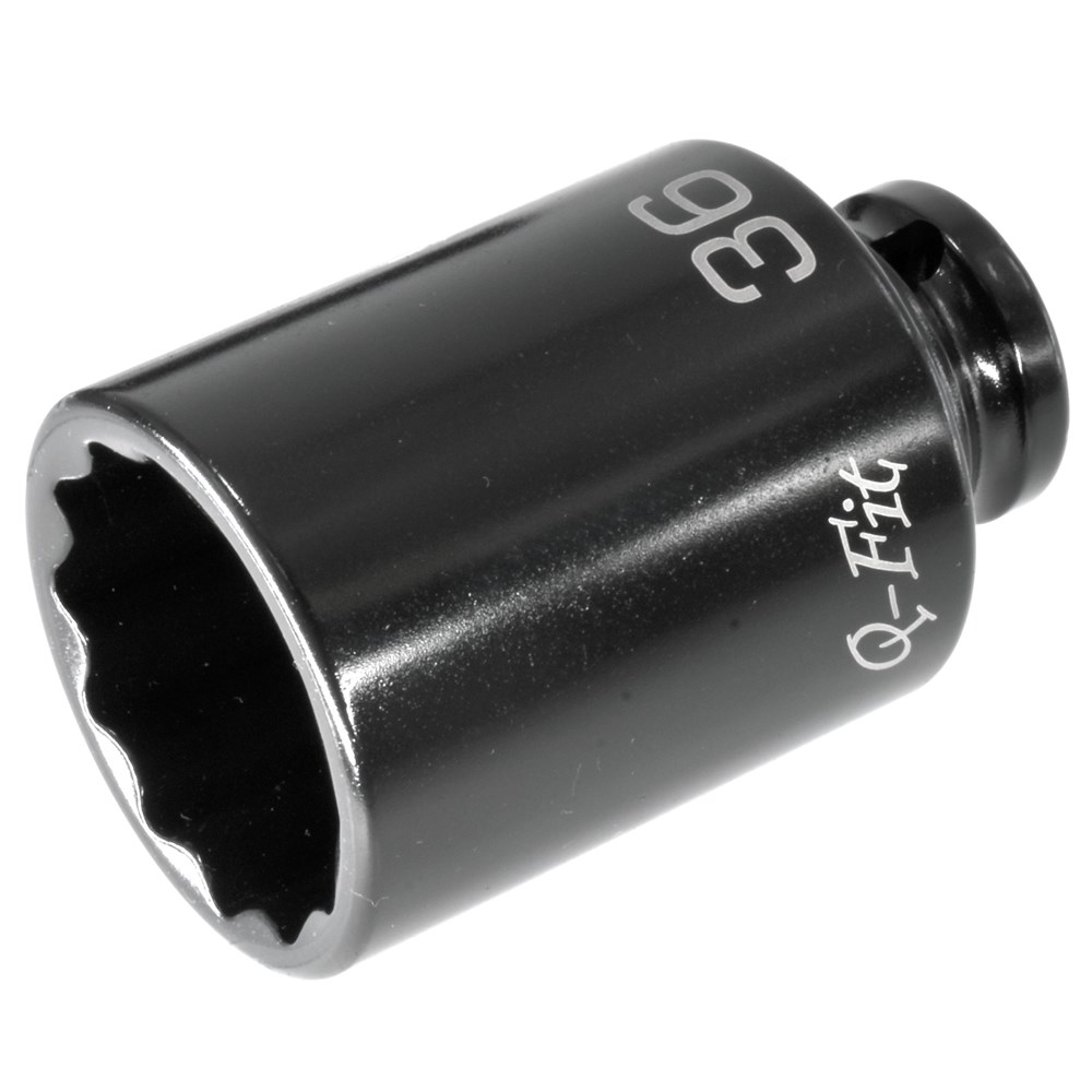 Q-Fit 1/2DR 36mm インパクトディープソケット 12角