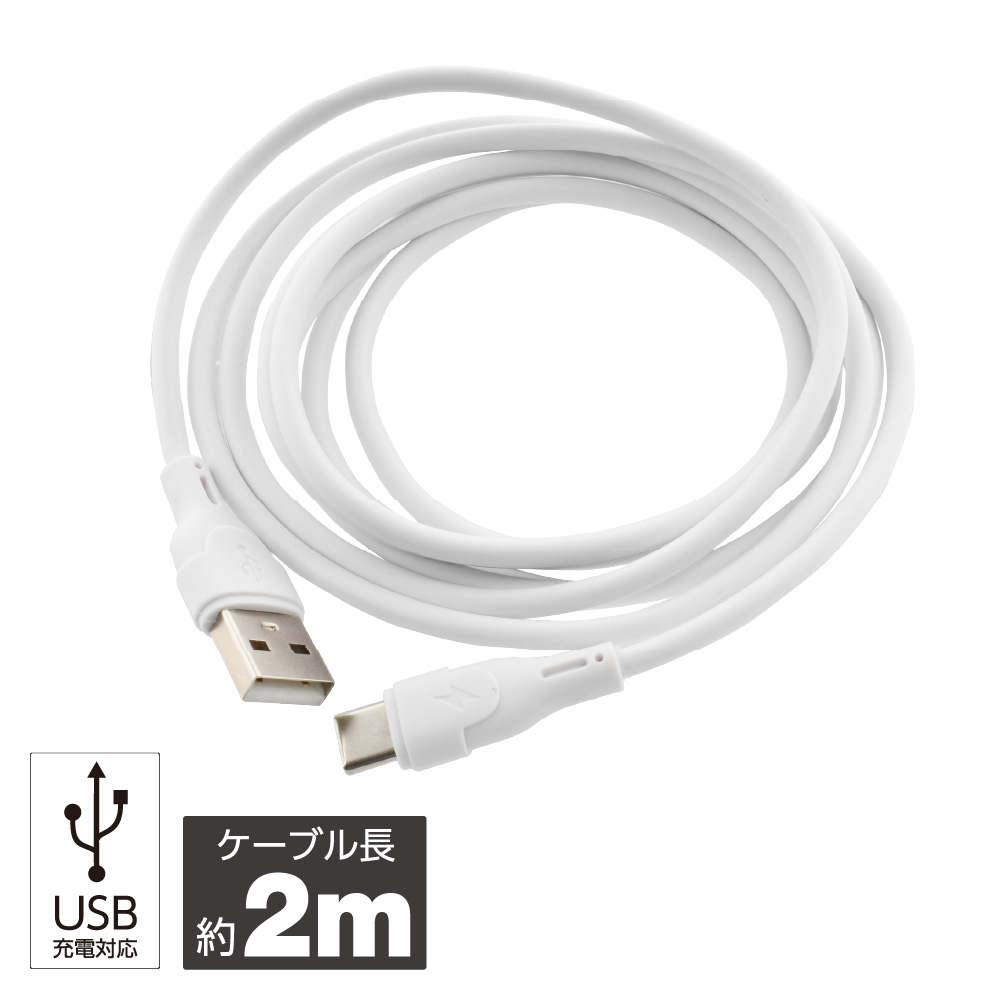 2m 充電ケーブル A to C