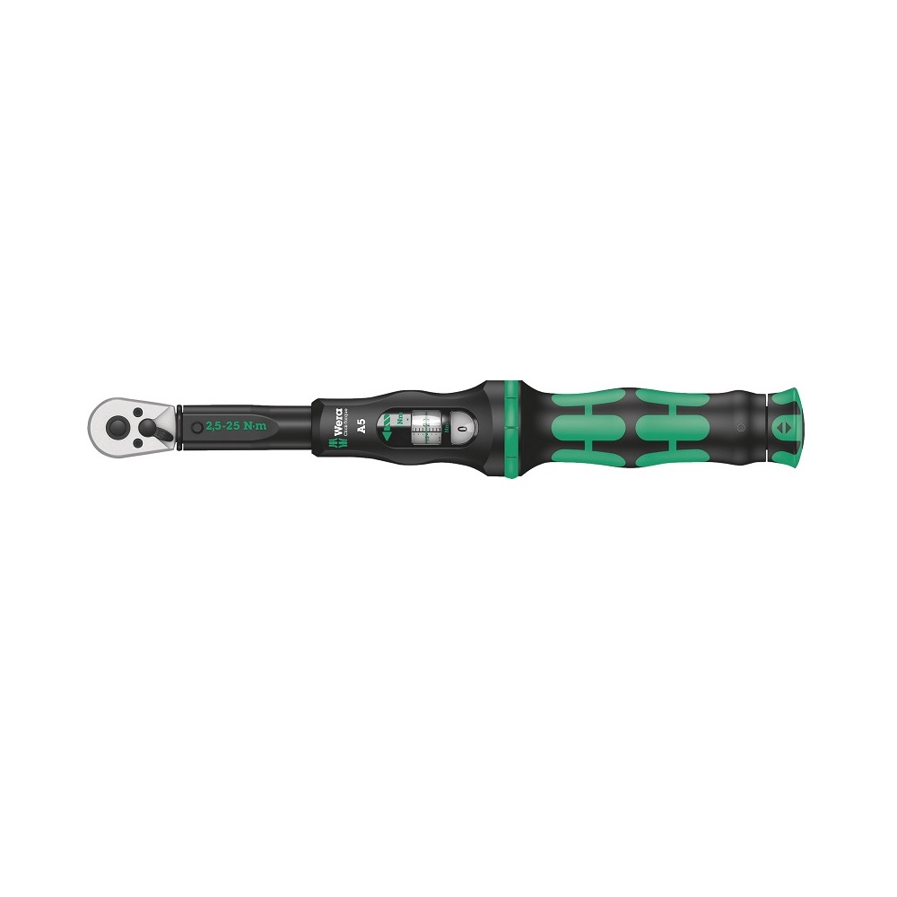 トルクレンチ 1/4DR 2.5-25Nm A5 ラチェット式 343960