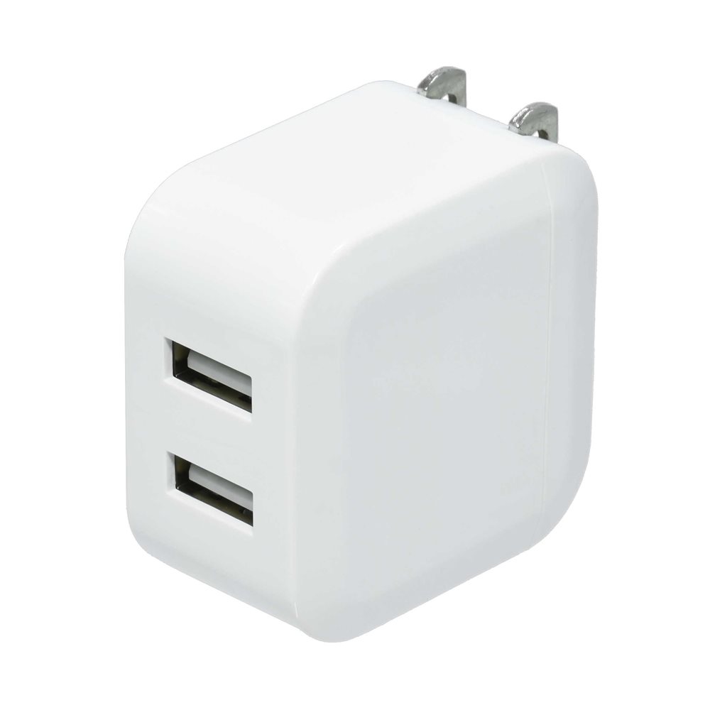 2.4A 2ポート 自動識別ACアダプタUSB充電器 A-15
