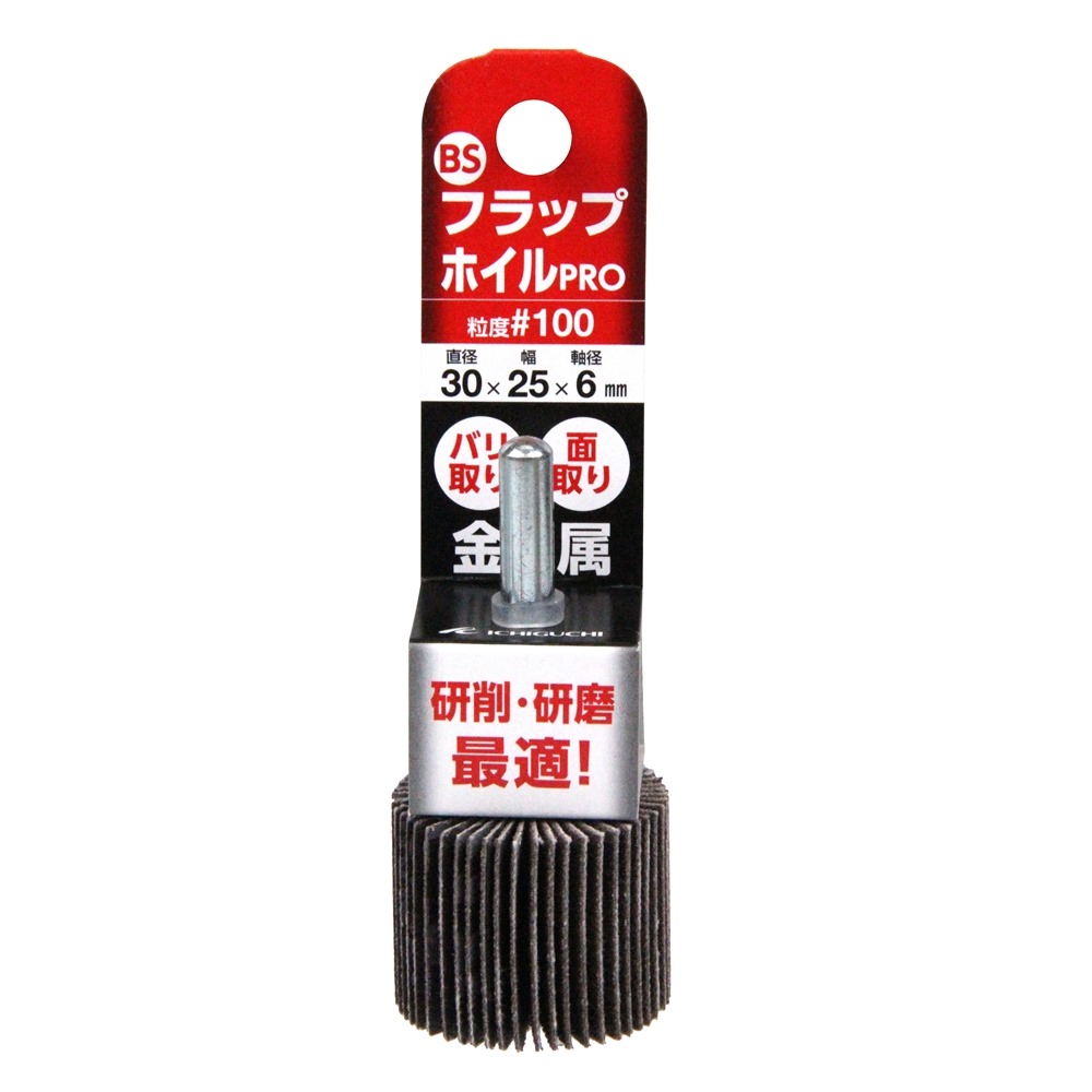 BSフラップホイル PRO 軸付 ＃100 30×25×6mm 50193