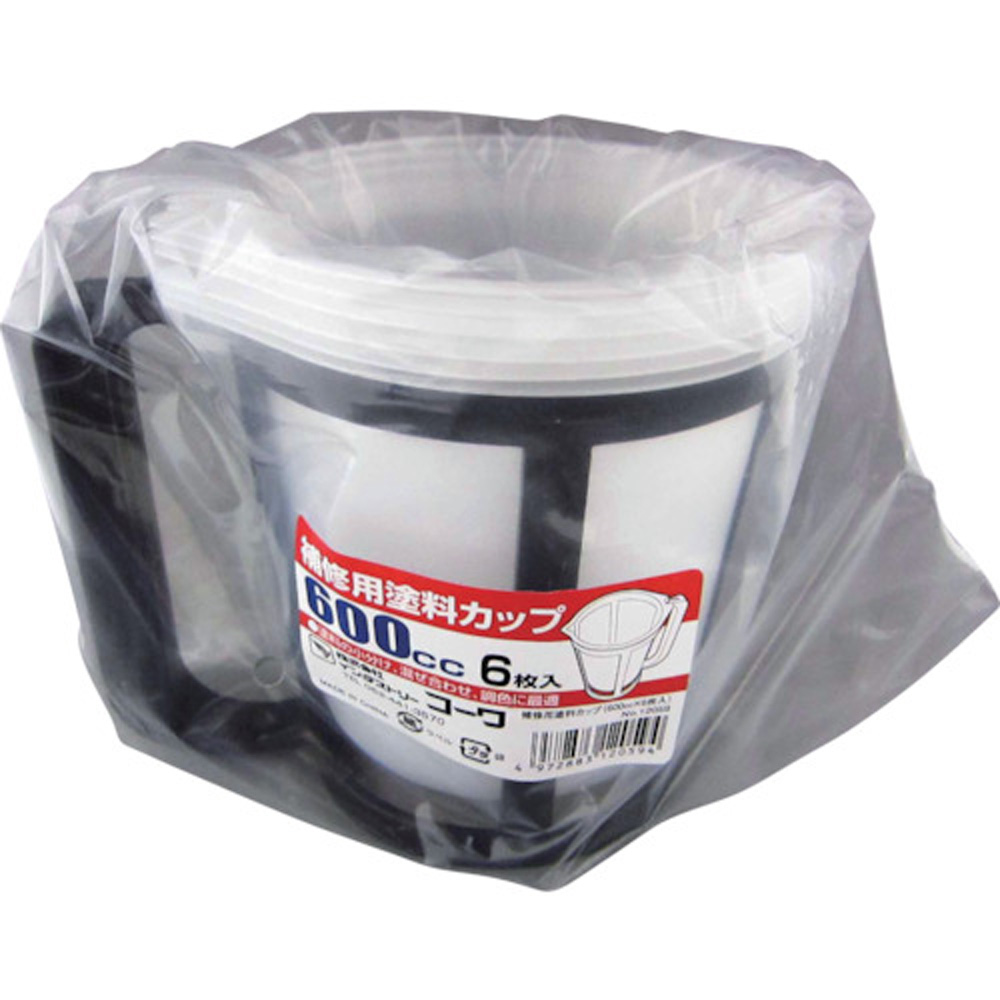 補修用塗料カップ600cc(6枚) 12059