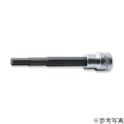 3/8DR ヘックスビットソケット 全長100mm 6mm 3010M.100-6