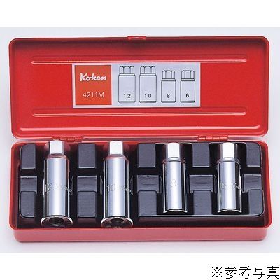 1/2DR スタッドボルト抜き 4個組 4211M